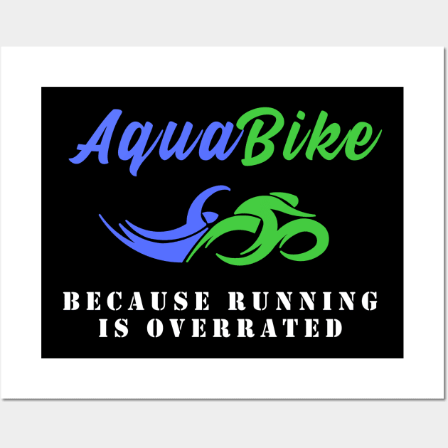 Swim Bike Aquabike Wall Art by TriHarder12